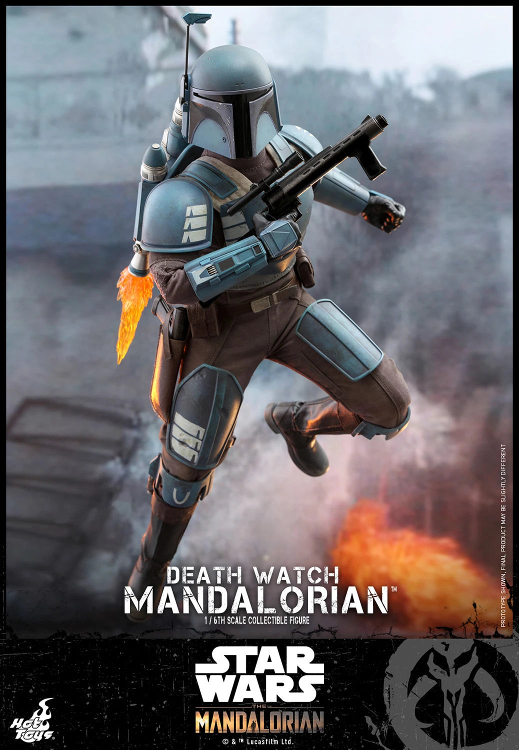 HOT TOYS STAR WARS THE MANDALORIAN DEATH WATCH MANDALORIAN 1/6 TMS026 - Anotoys Collectibles