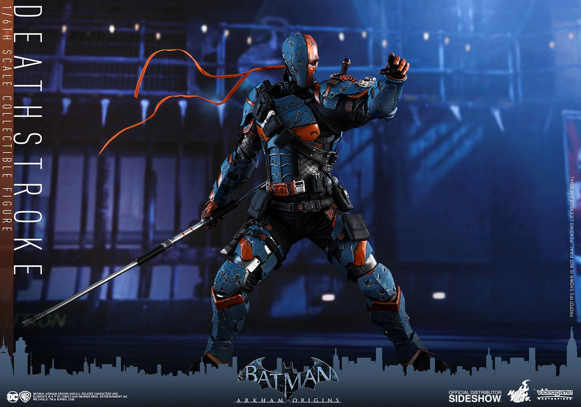 Figurine Articulée Deathstroke - Batman: Arkham Knight - DC Comics 32cm -  Hot Toys Merchandise