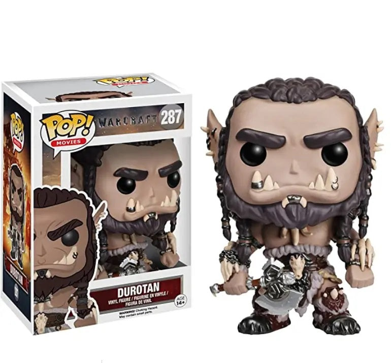 FUNKO POP - DUROTAN - WARCRAFT MOVIES - VINYL FIGURE #287 - Anotoys Collectibles