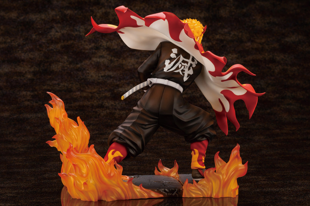 KOTOBUKIYA DEMON SLAYER KIMETSU NO YAIBA ARTFX J KYOJURO RENGOKU 1/8 PP927 - Anotoys Collectibles