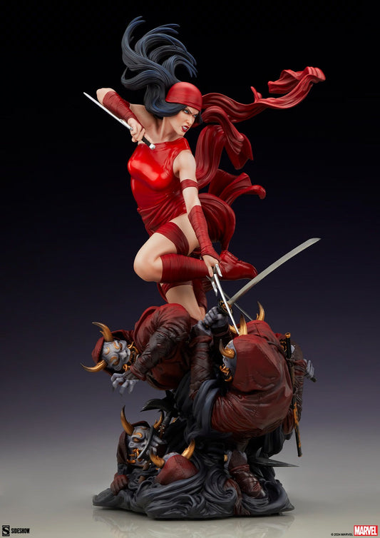 SIDESHOW ELEKTRA PREMIUM FORMAT 1/4 SCALE STATUE (PRE-ORDER) - Anotoys Collectibles