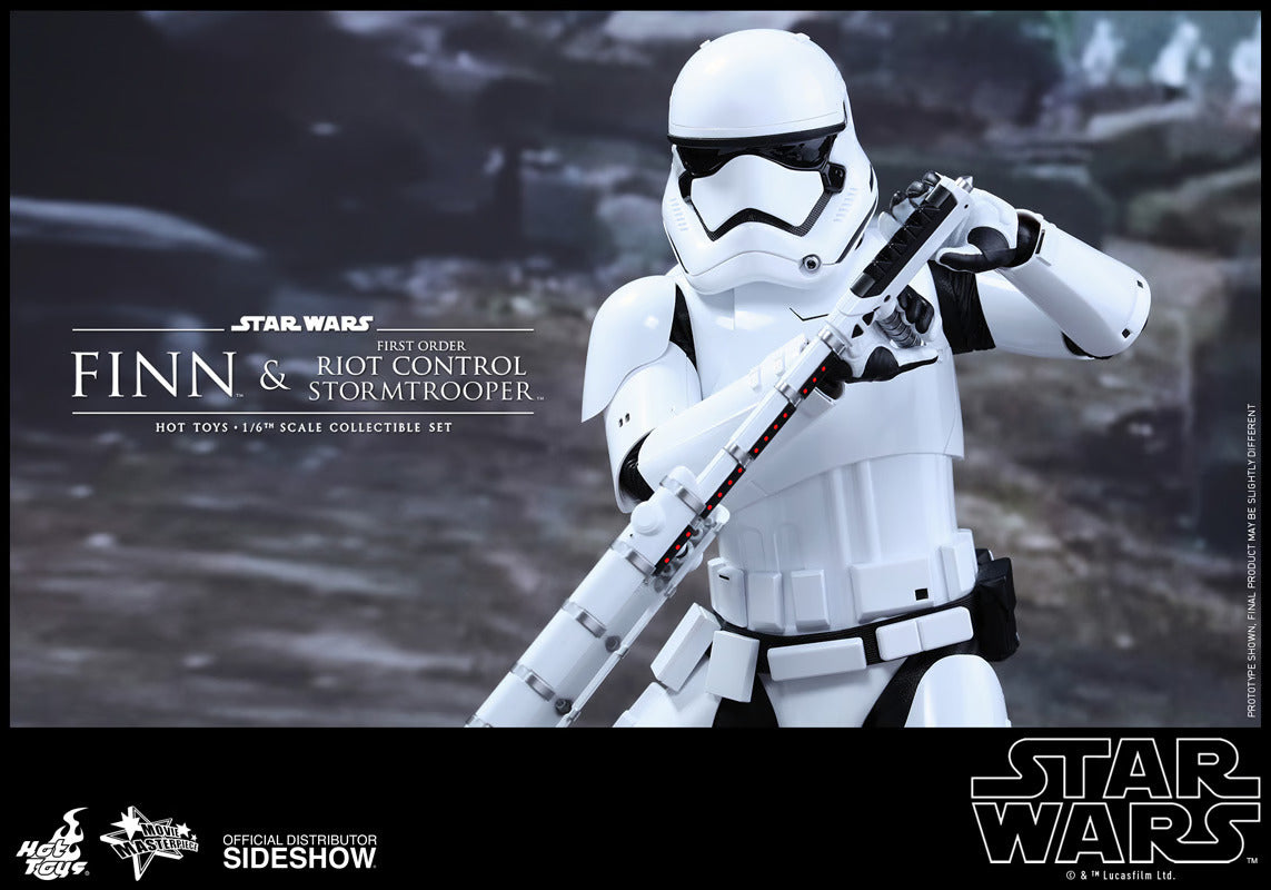 HOT TOYS STAR WARS EPISODE VII THE FORCE AWAKENS FINN AND STORM TROOPER 1/6 SCALE - MMS346 - Anotoys Collectibles