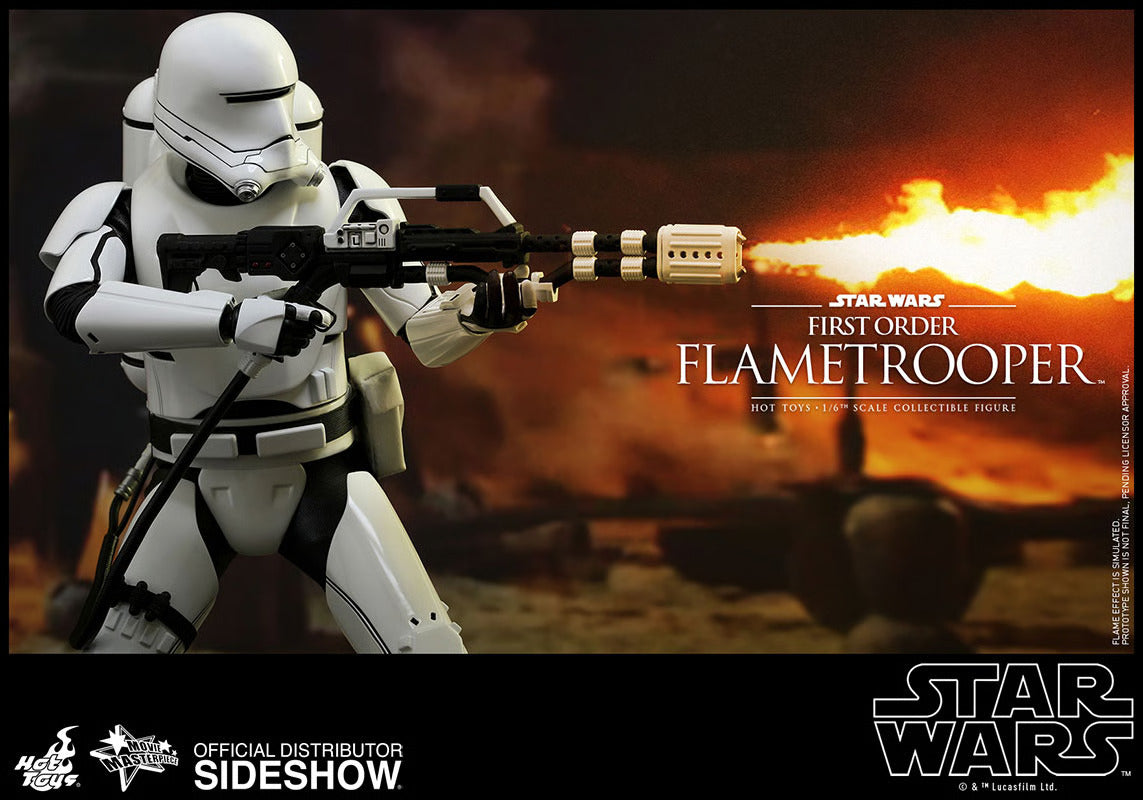 HOT TOYS STAR WARS EPISODE VII: THE FORCE AWAKENS - FIRST ORDER FLAME TROOPER 1/6 MMS326 - Anotoys Collectibles