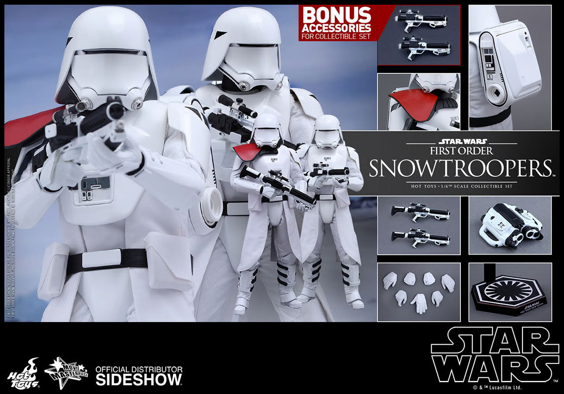 HOT TOYS STAR WARS EPISODE VII THE FORCE AWAKENS SNOWTROOPERS SET 1/6 SCALE - MMS323 - Anotoys Collectibles