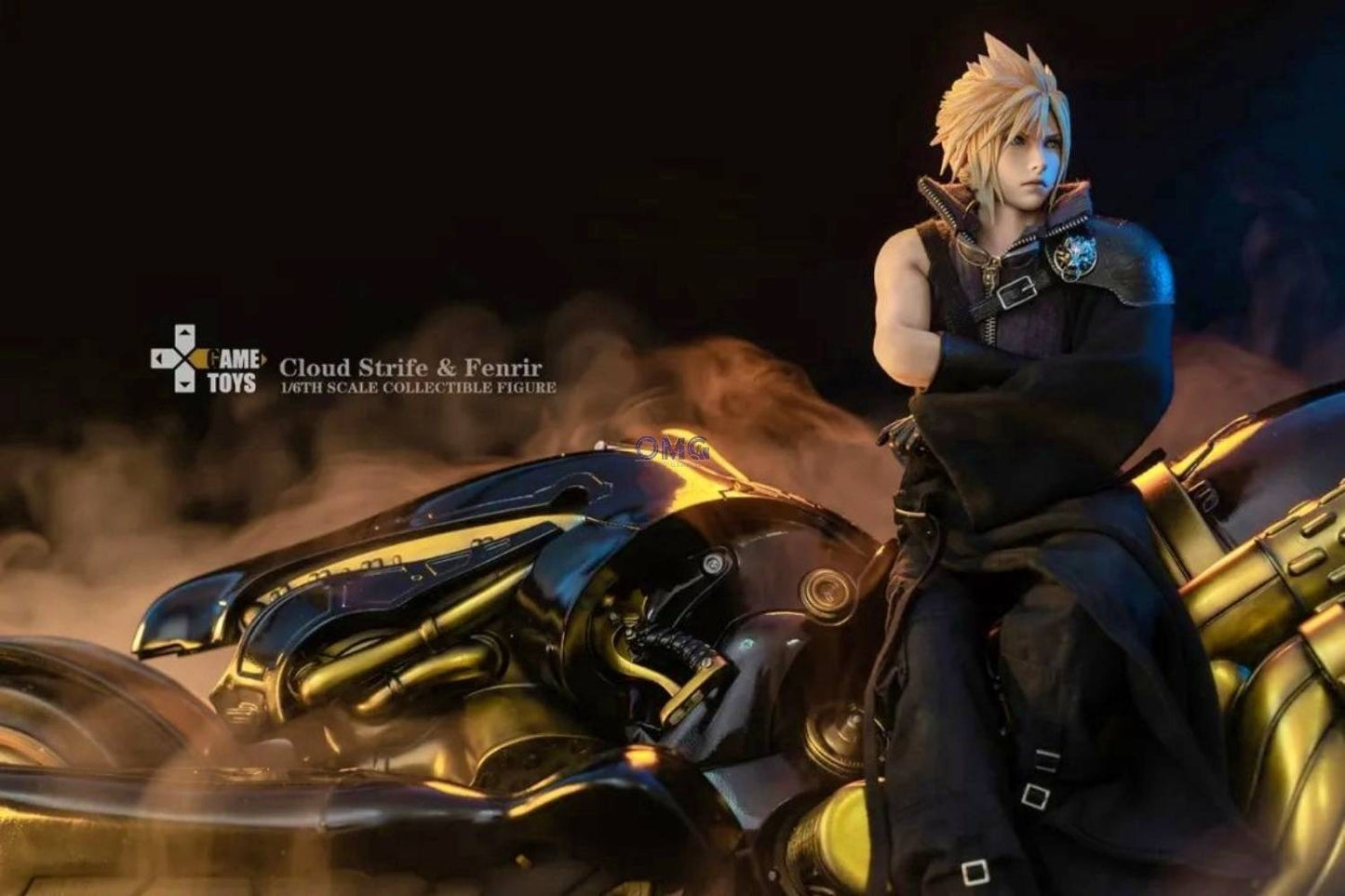 GAMETOYS FINAL FANTASY 7 GT-006C CLOUD STRIFE & FENRIR - Anotoys Collectibles