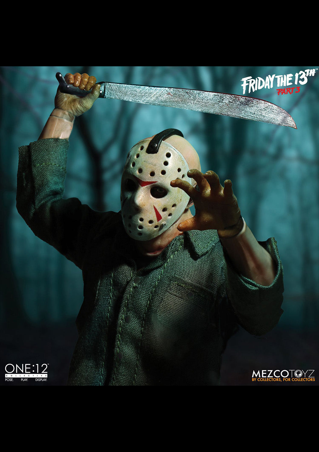 MEZCO TOYZ FRIDAY THE 13TH PART 3 JASON VOORHEES COLLECTIVE 1/12 SCALE- 77160 - Anotoys Collectibles