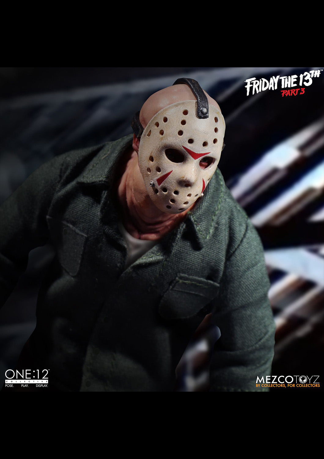 MEZCO TOYZ FRIDAY THE 13TH PART 3 JASON VOORHEES COLLECTIVE 1/12 SCALE- 77160 - Anotoys Collectibles