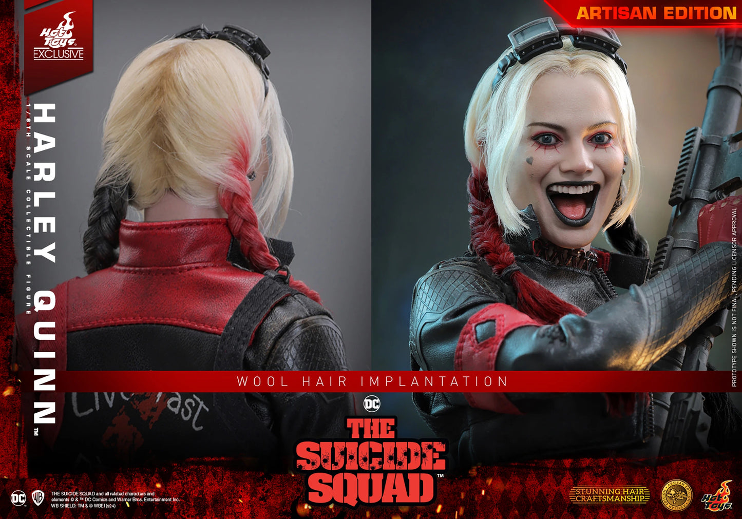 HOT TOYS DC THE SUICIDE SQUAD - HARLEY QUINN ARTISAN EDITION MMS773AE