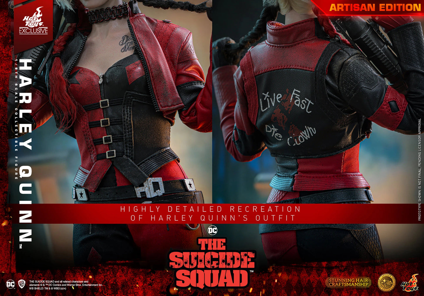 HOT TOYS DC THE SUICIDE SQUAD - HARLEY QUINN ARTISAN EDITION MMS773AE