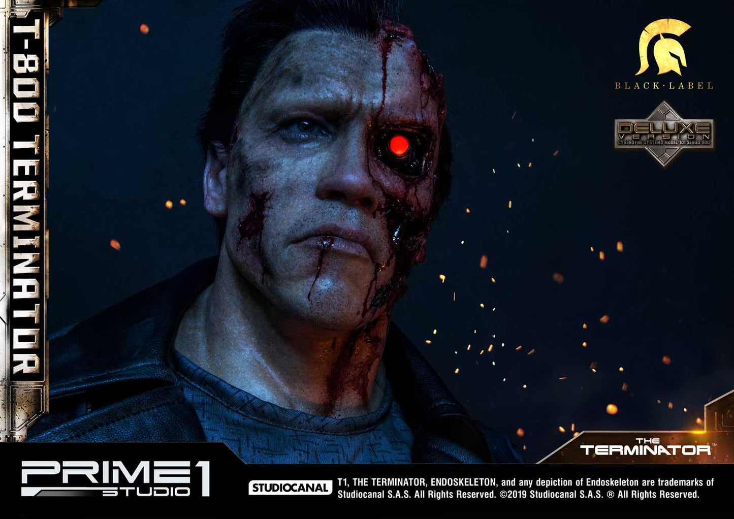 PRIME 1 STUDIO T-800 TERMINATOR DELUXE VERSION 1/2 HDMMBLT1-02DX - Anotoys Collectibles