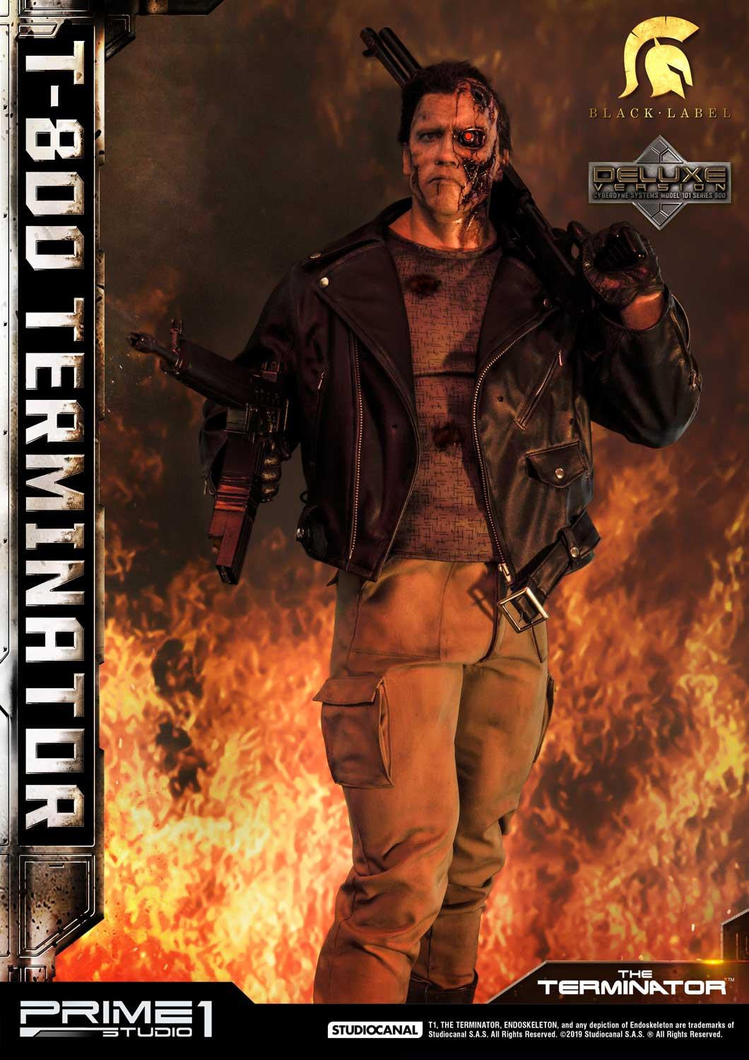 PRIME 1 STUDIO T-800 TERMINATOR DELUXE VERSION 1/2 HDMMBLT1-02DX - Anotoys Collectibles