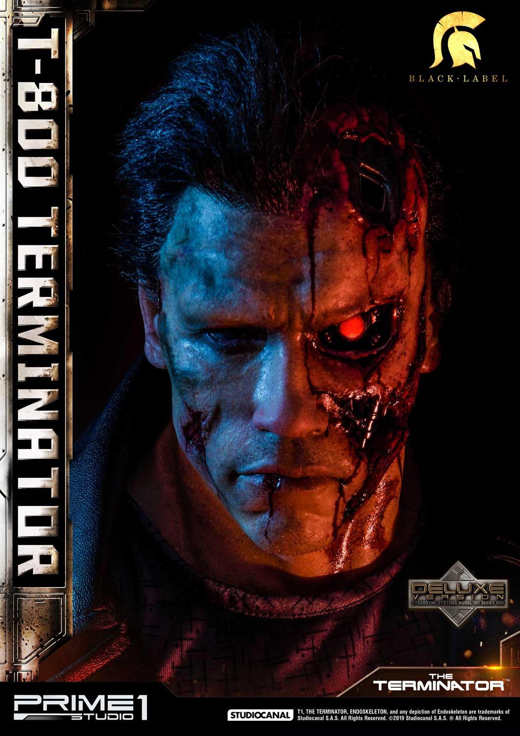 PRIME 1 STUDIO T-800 TERMINATOR DELUXE VERSION 1/2 HDMMBLT1-02DX - Anotoys Collectibles