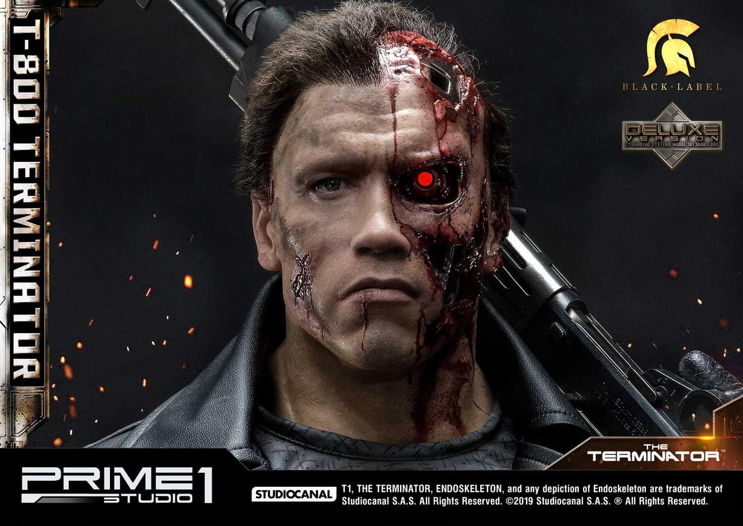 PRIME 1 STUDIO T-800 TERMINATOR DELUXE VERSION 1/2 HDMMBLT1-02DX - Anotoys Collectibles