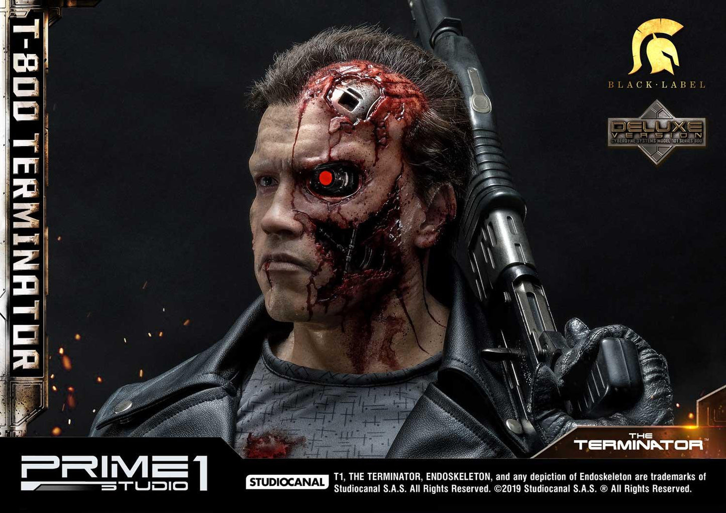 PRIME 1 STUDIO T-800 TERMINATOR DELUXE VERSION 1/2 HDMMBLT1-02DX - Anotoys Collectibles