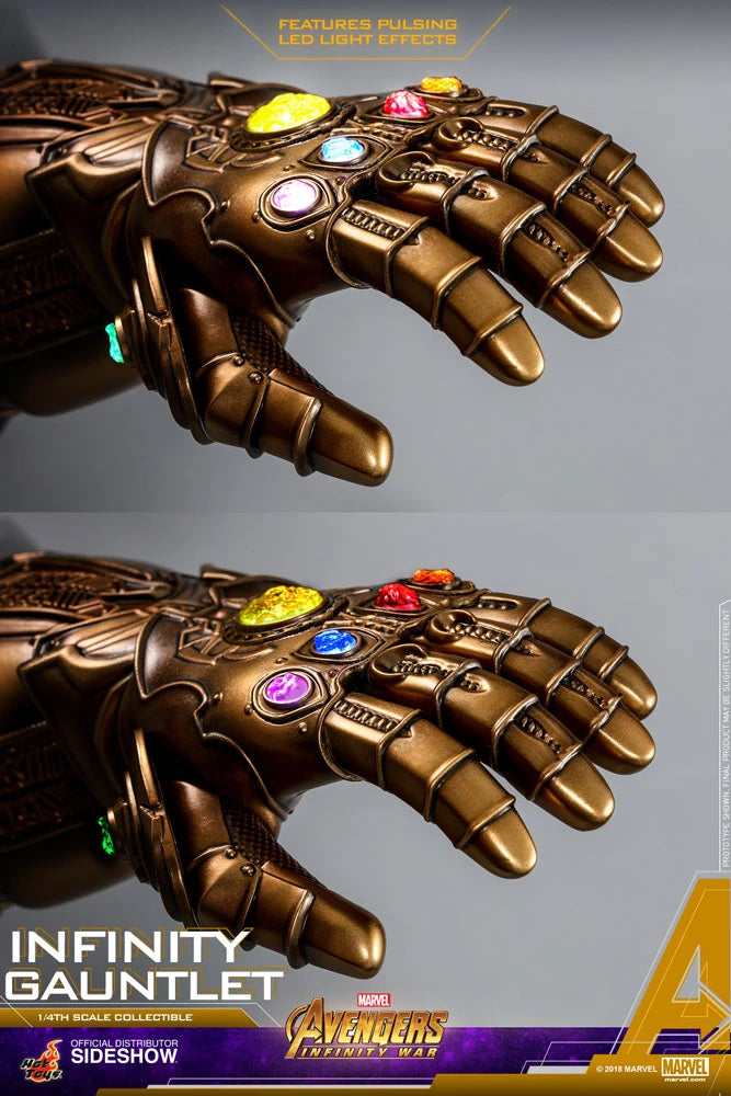 HOT TOYS AVENGERS MARVEL : INFINITY WAR - INFINITY GAUNTLET COLLECTIBLE 1/4 ACS003 - Anotoys Collectibles