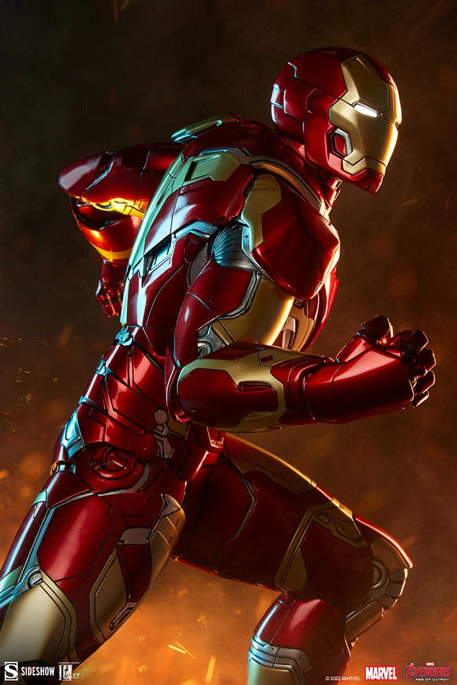 SIDESHOW IRON MAN MARK 43 - MARK XLIII STATUE 3003532 - Anotoys Collectibles