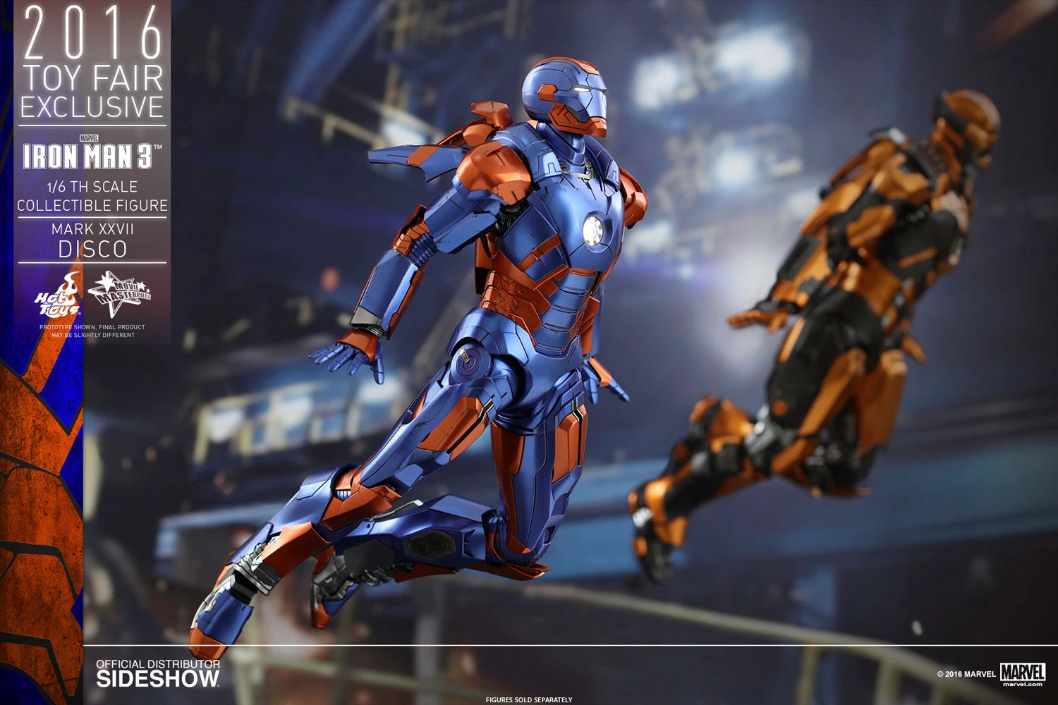 HOT TOYS MARVEL IRON MAN 3 : IRON MAN DISCO ( MARK 27 HOT TOYS MARVEL IRON MAN 3 : IRON MAN DISCO ( MARK 27
