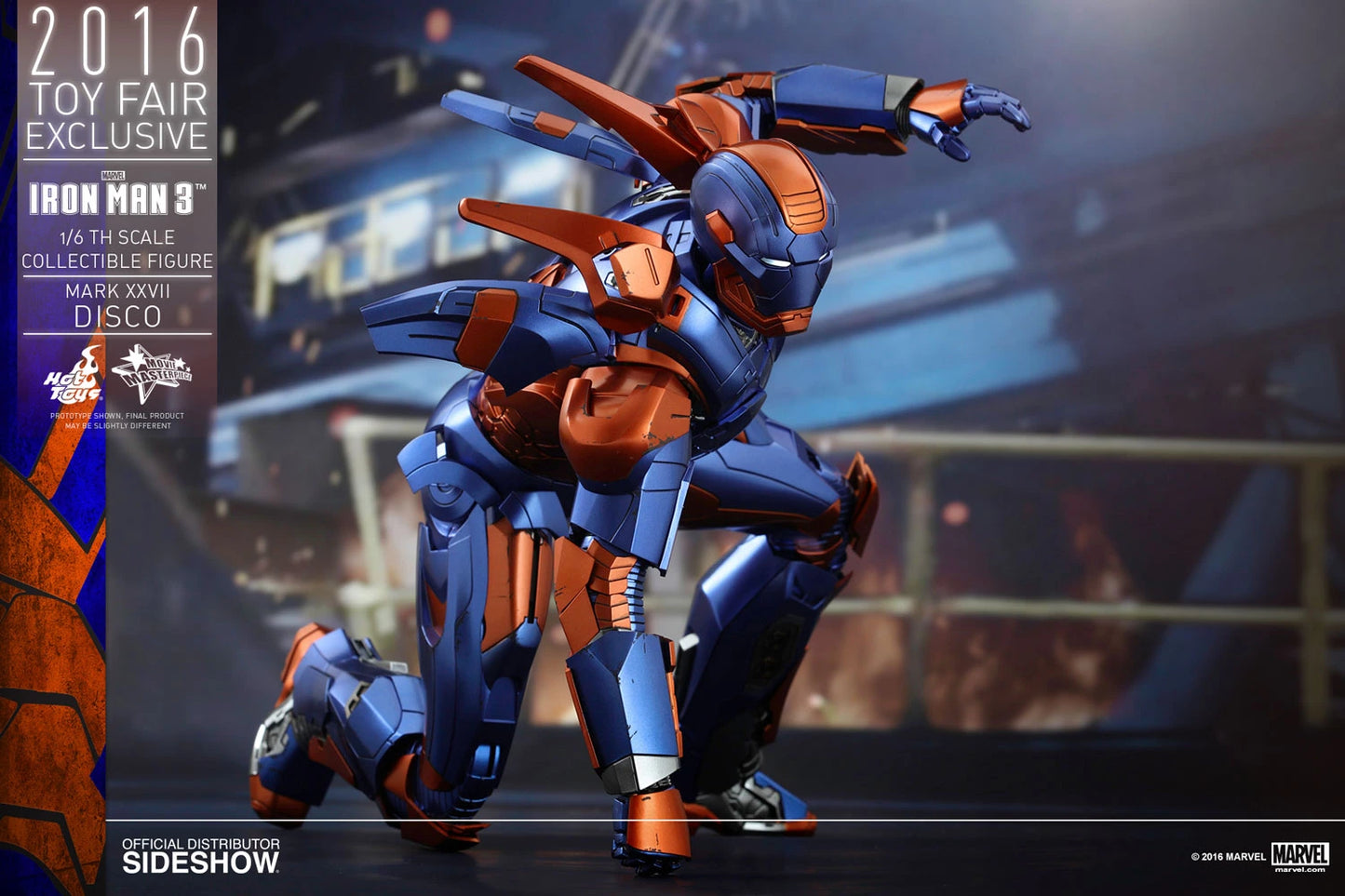 HOT TOYS MARVEL IRON MAN 3 : IRON MAN DISCO ( MARK 27 HOT TOYS MARVEL IRON MAN 3 : IRON MAN DISCO ( MARK 27