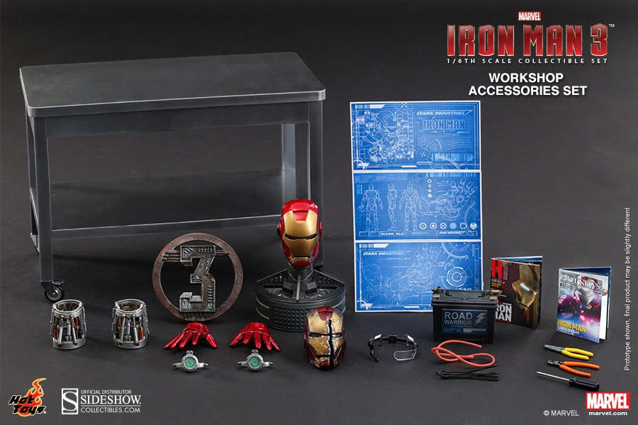 HOT TOYS MARVEL IRON MAN 3: - WORKSHOP ACCESSORIES - ACS002 - Anotoys Collectibles