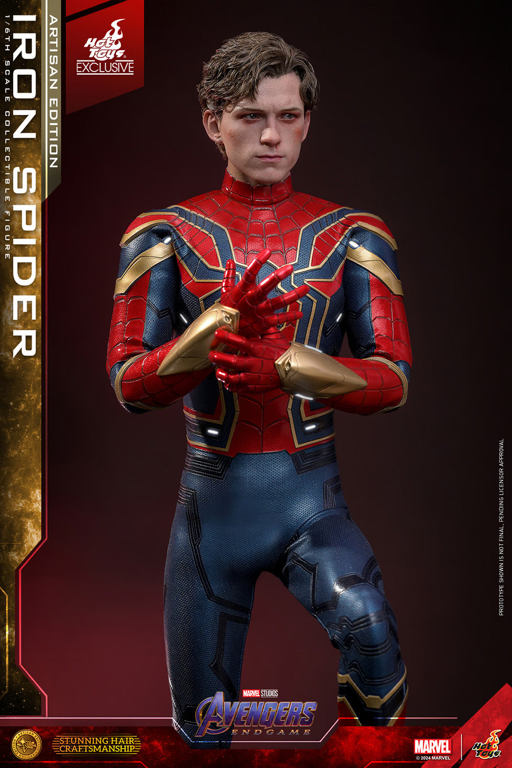 HOT TOYS MARVEL’S AVENGERS: ENDGAME - 1/6TH SCALE IRON SPIDER COLLECTIBLE FIGURE (ARTISAN EDITION）- MMS761AE