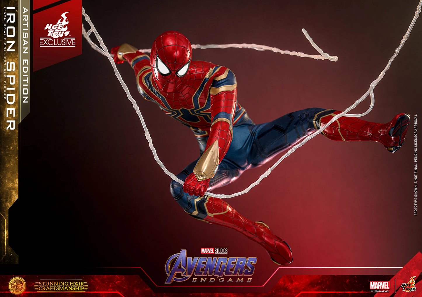 HOT TOYS MARVEL’S AVENGERS: ENDGAME - 1/6TH SCALE IRON SPIDER COLLECTIBLE FIGURE (ARTISAN EDITION）- MMS761AE