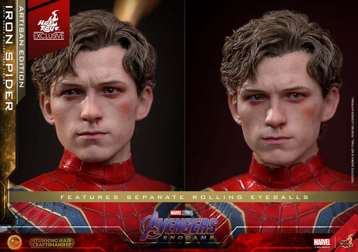 HOT TOYS MARVEL’S AVENGERS: ENDGAME - 1/6TH SCALE IRON SPIDER COLLECTIBLE FIGURE (ARTISAN EDITION）- MMS761AE