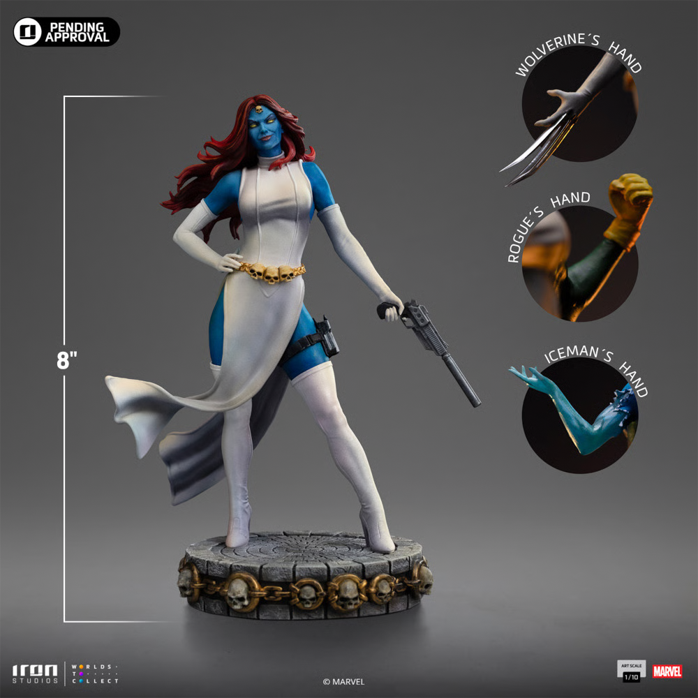 IRON STUDIOS MYSTIQUE ART SCALE 1/10- MARCAS119625-10(PRE-ORDER)