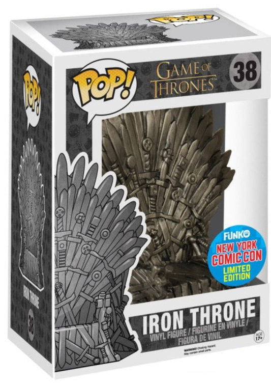 FUNKO POP GAME OF THRONES IRON THRONE #38 NEW YORK COMIC CON NYCC - Anotoys Collectibles