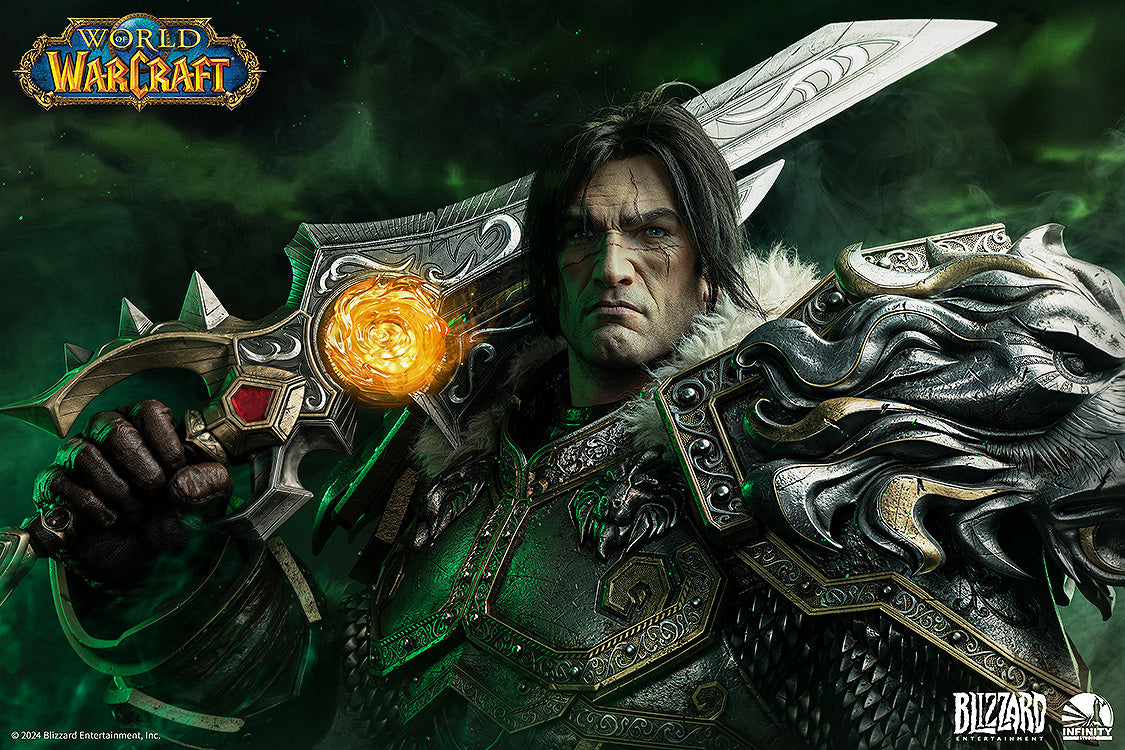 INFINITY STUDIO X BLIZZARD ENTERTAINMENT <WORLD OF WARCRAFT> VARIAN WRYNN LIFE SIZE BUST(PRE-ORDER)