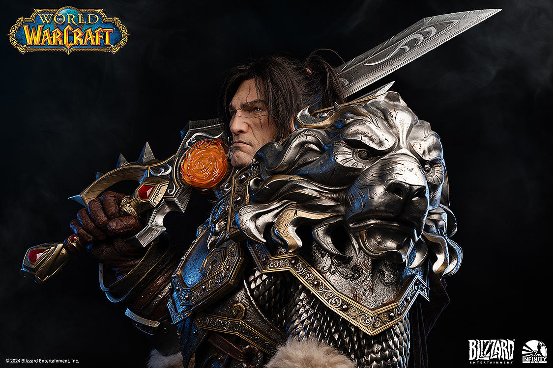 INFINITY STUDIO X BLIZZARD ENTERTAINMENT <WORLD OF WARCRAFT> VARIAN WRYNN LIFE SIZE BUST(PRE-ORDER)