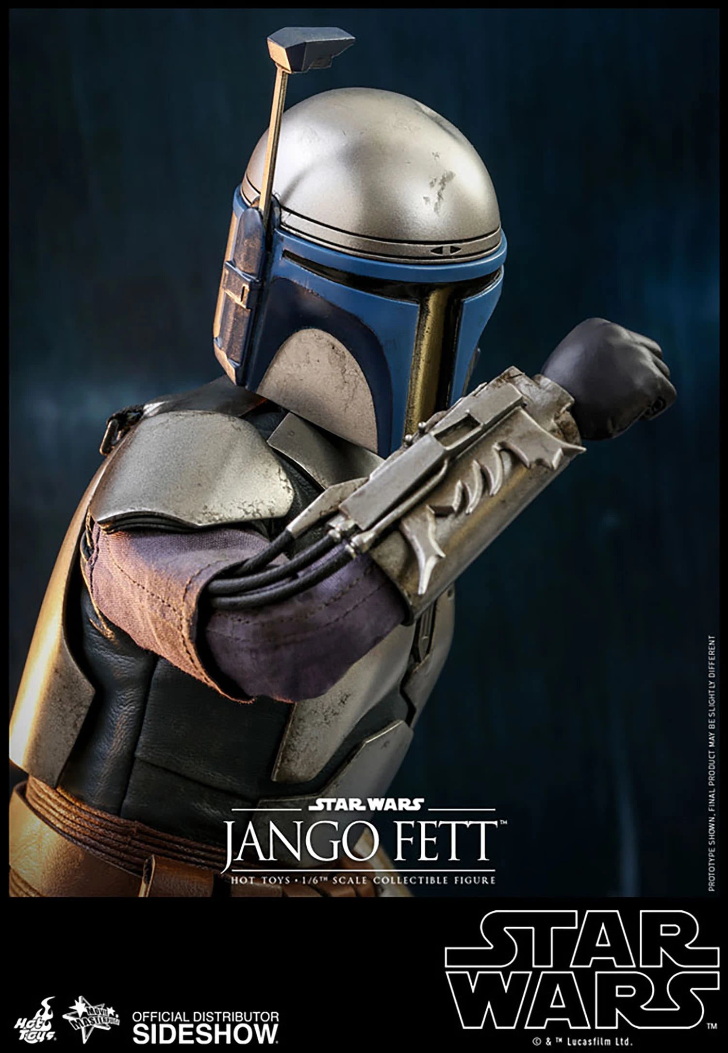 SIDESHOW STAR WARS EPISODE II ATTACK OF THE CLONES JANGO FETT 1/6 SCALE - 2149 - Anotoys Collectibles