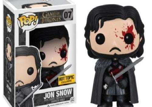 FUNKO POP! GAME OF THRONES JON SNOW HOT TOPIC EXCLUSIVE #07 - Anotoys Collectibles