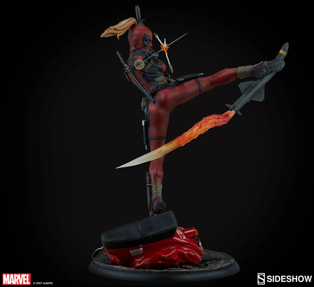 SIDESHOW LADY DEADPOOL PREMIUM FORMAT - 300546 - Anotoys Collectibles