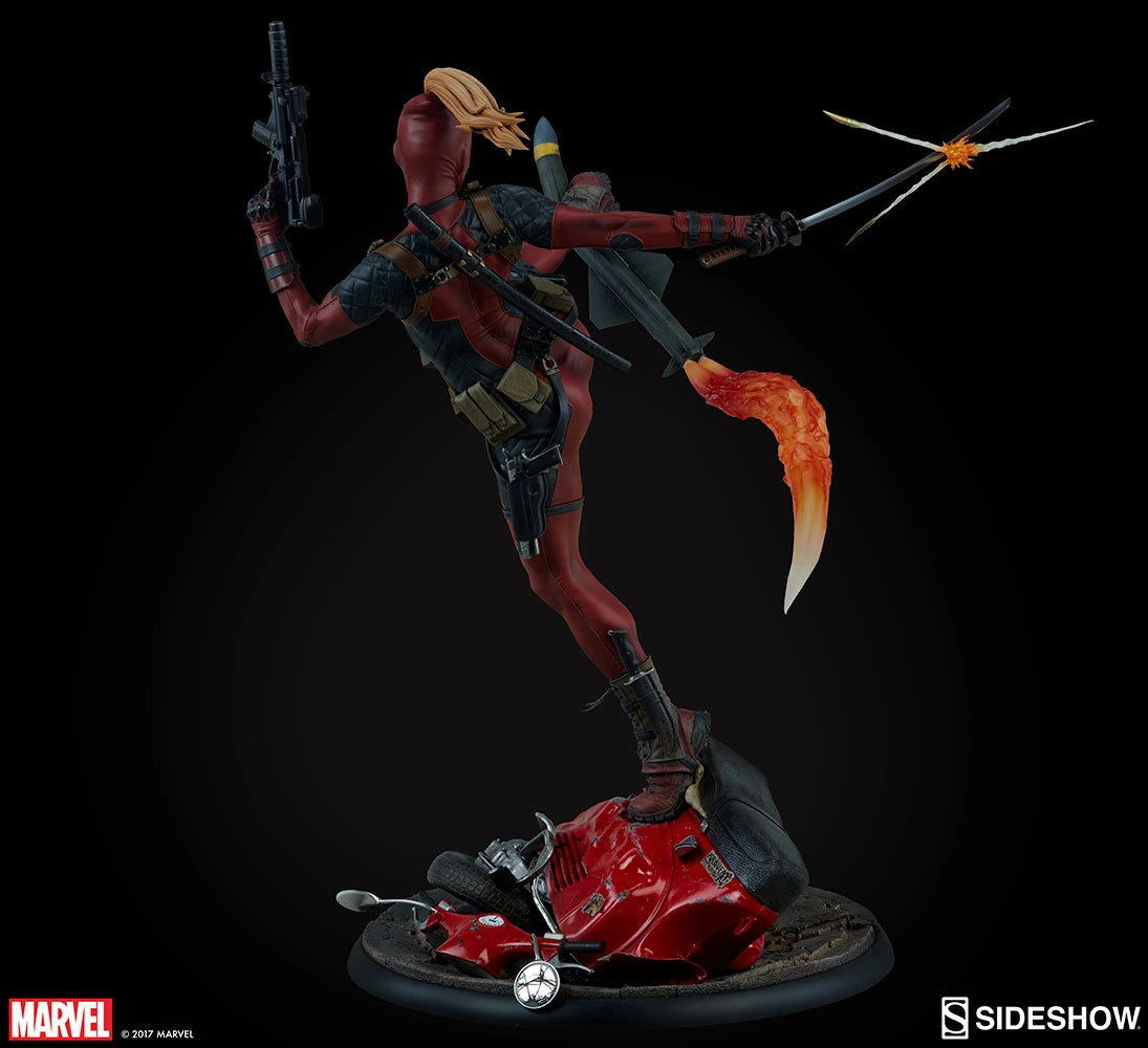 SIDESHOW LADY DEADPOOL PREMIUM FORMAT - 300546 - Anotoys Collectibles