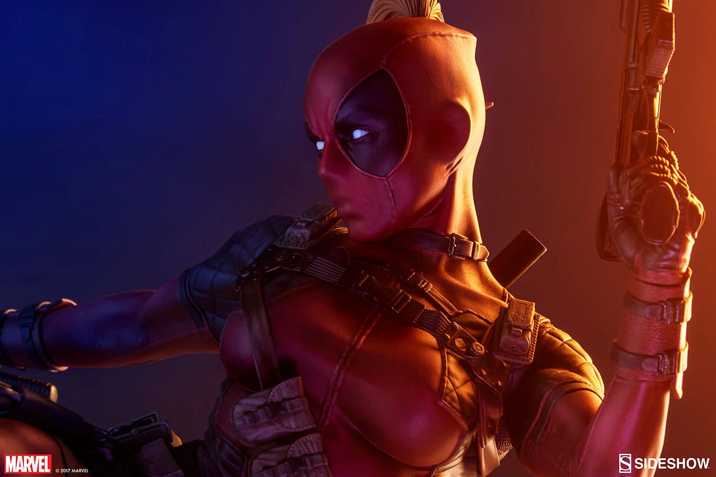 SIDESHOW LADY DEADPOOL PREMIUM FORMAT - 300546 - Anotoys Collectibles