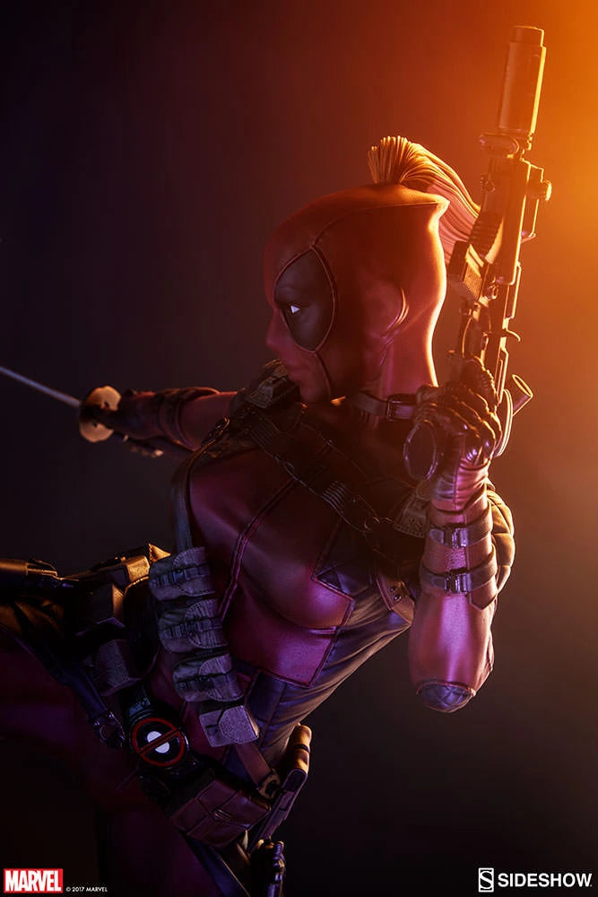 SIDESHOW LADY DEADPOOL PREMIUM FORMAT - 300546 - Anotoys Collectibles