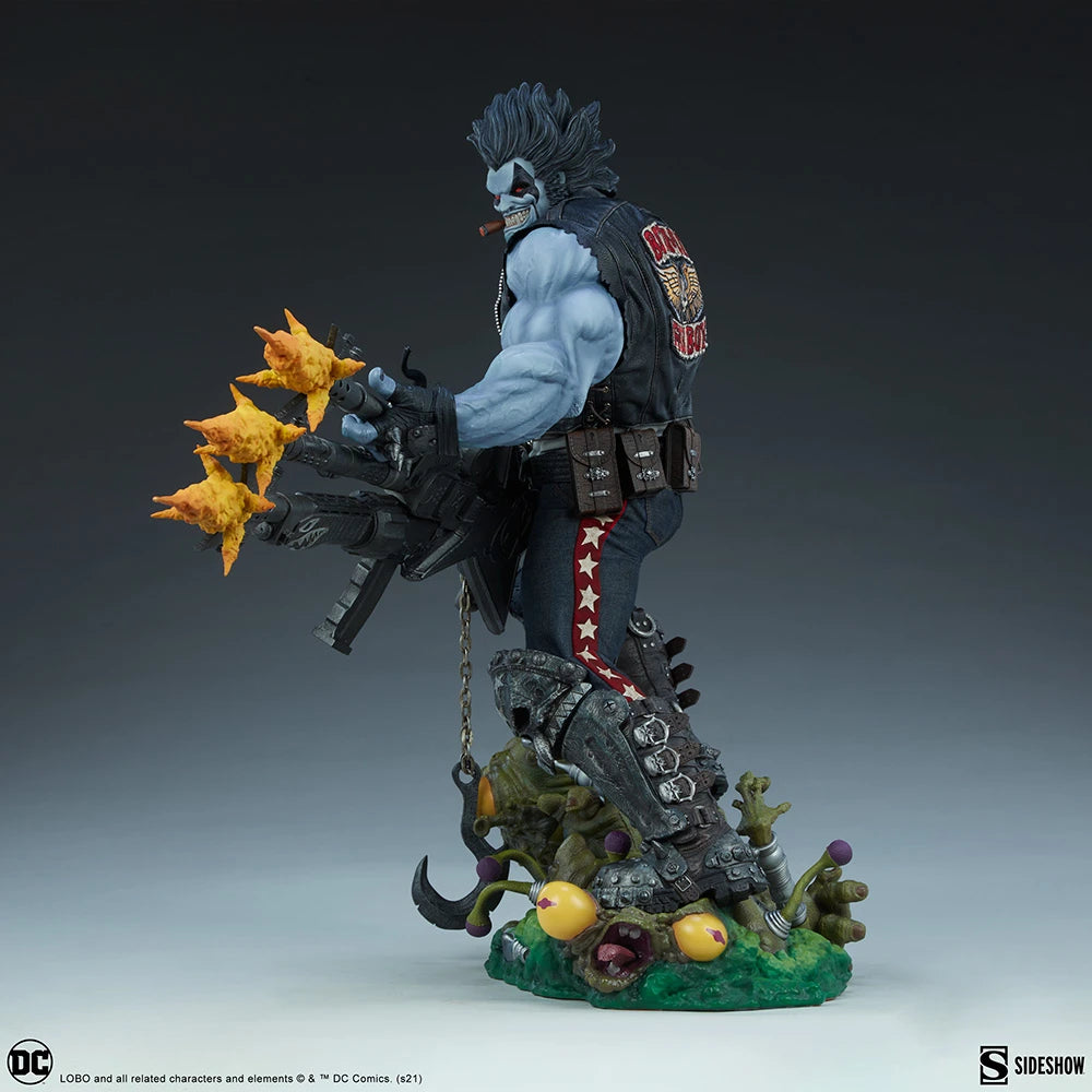 SIDESHOW DC COMICS LOBO MAQUETTE 1/4 300682 - Anotoys Collectibles