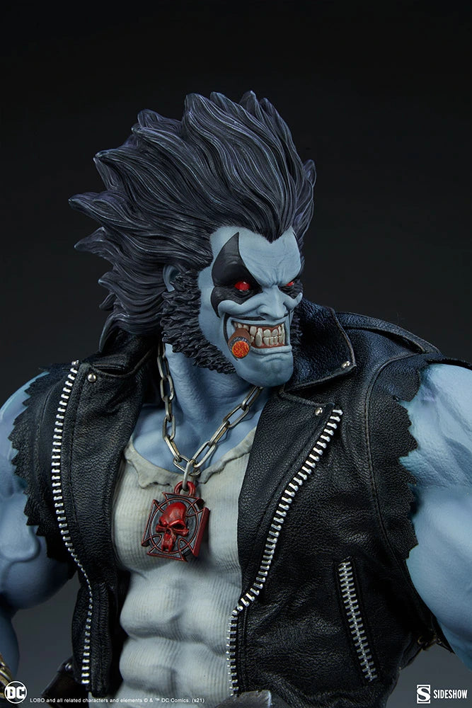 SIDESHOW DC COMICS LOBO MAQUETTE 1/4 300682 - Anotoys Collectibles