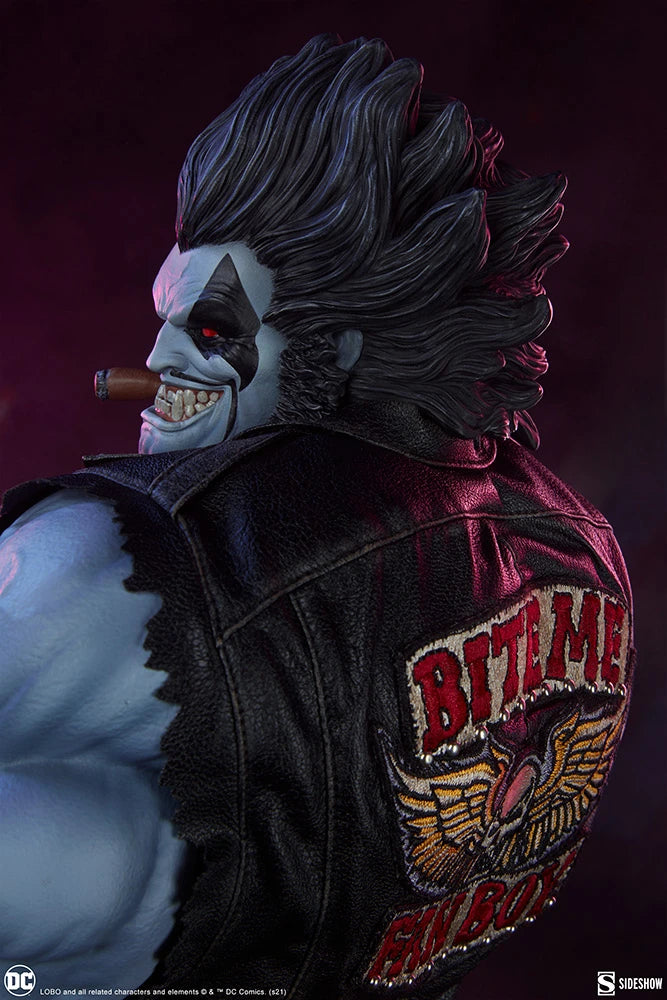 SIDESHOW DC COMICS LOBO MAQUETTE 1/4 300682 - Anotoys Collectibles