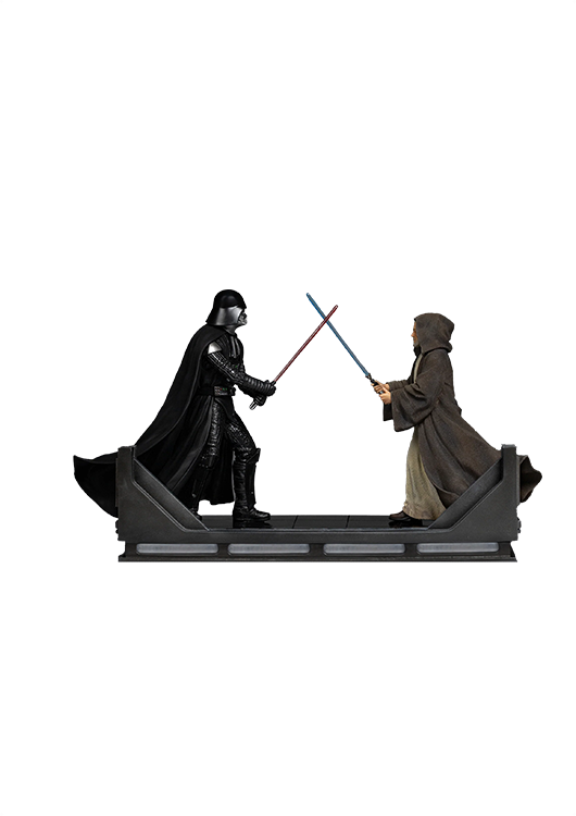 IRON STUDIOS - STAR WARS - DARTH VADER VS OBI-WAN KENOBI ART SCALE 1/10 - LUCSWR123325-10 - Anotoys Collectibles