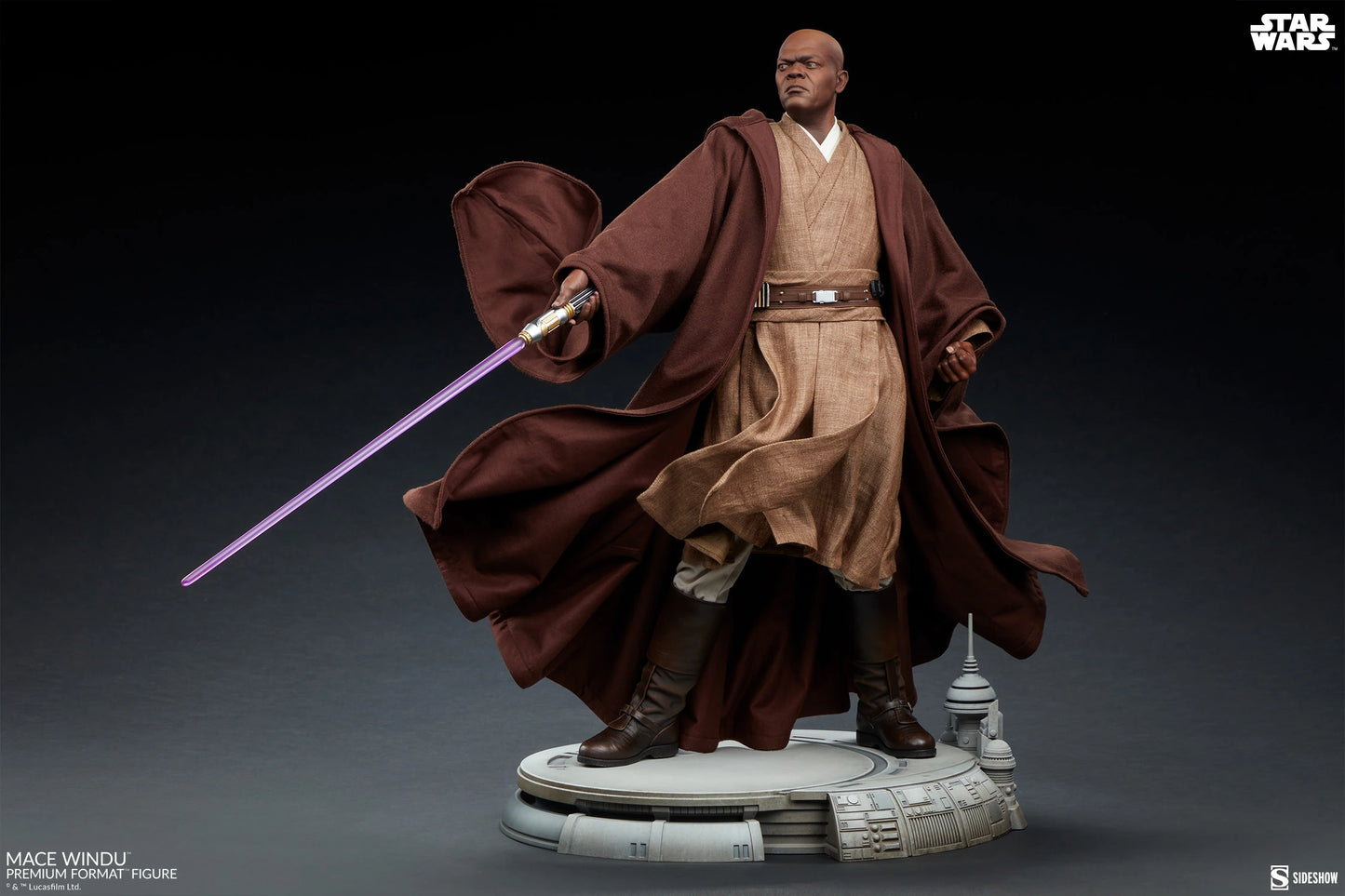 SIDESHOW MACE WINDU PREMIUM FORMAT 1/4 SCALE STATUE (PRE-ORDER) - Anotoys Collectibles