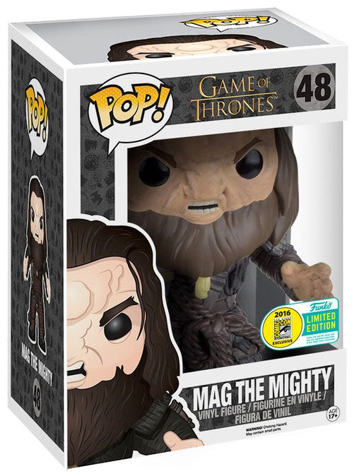 Migthy Pop FUNKO POP! MAG THE MIGHTY - SDCC EXCLUSIVE - GAME OF THRONES #48 ...