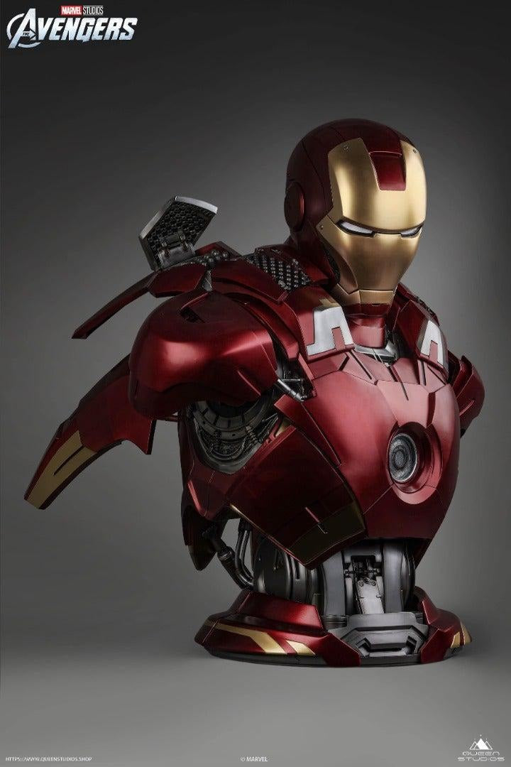 QUEEN STUDIOS IRON MAN MARK 7 - MARK VII 1/1 BUST