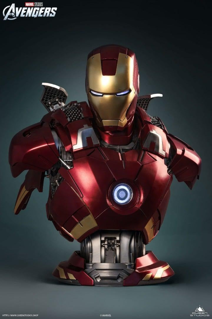 QUEEN STUDIOS IRON MAN MARK 7 - MARK VII 1/1 BUST