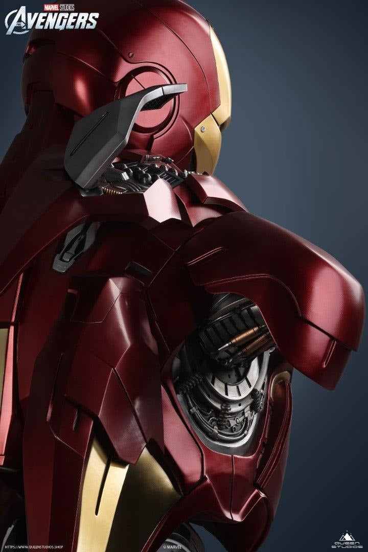 QUEEN STUDIOS IRON MAN MARK 7 - MARK VII 1/1 BUST