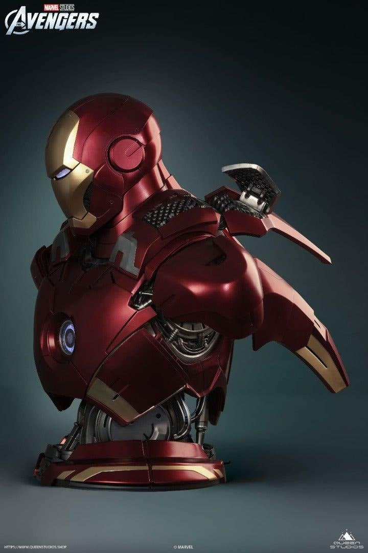 QUEEN STUDIOS IRON MAN MARK 7 - MARK VII 1/1 BUST