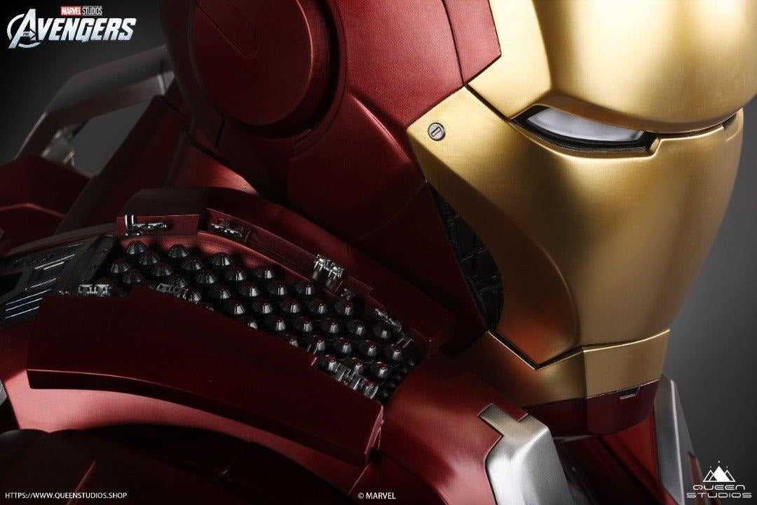 QUEEN STUDIOS IRON MAN MARK 7 - MARK VII 1/1 BUST