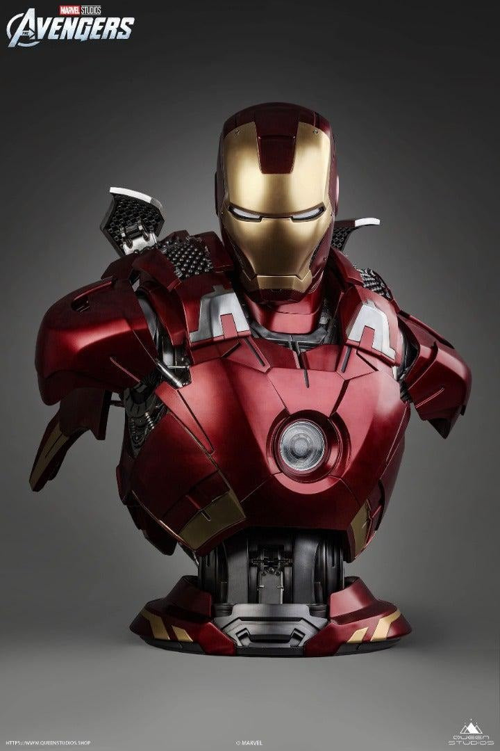 QUEEN STUDIOS IRON MAN MARK 7 - MARK VII 1/1 BUST