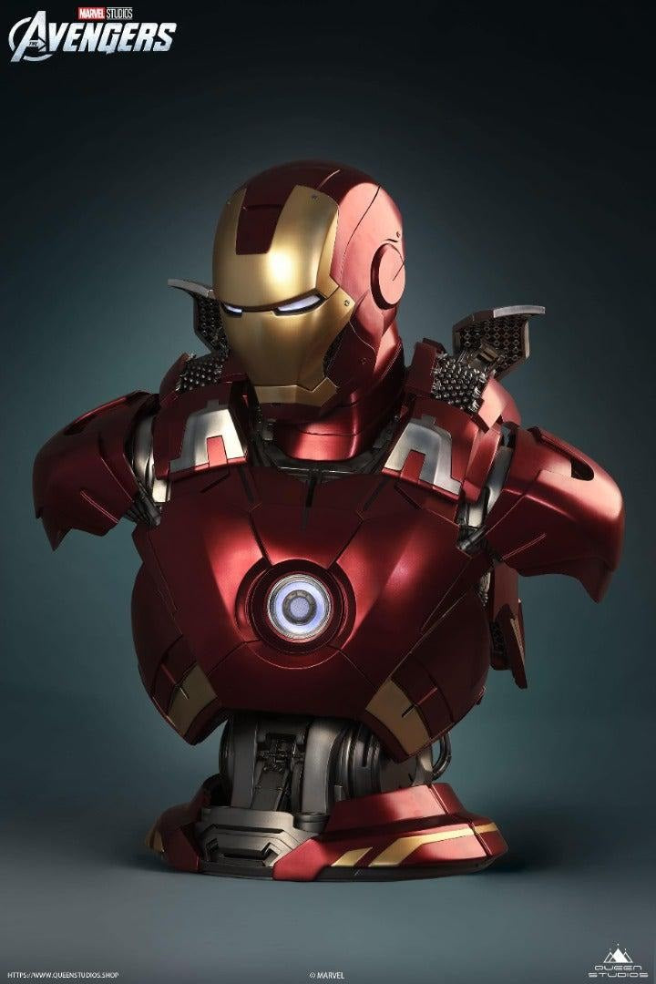 QUEEN STUDIOS IRON MAN MARK 7 - MARK VII 1/1 BUST