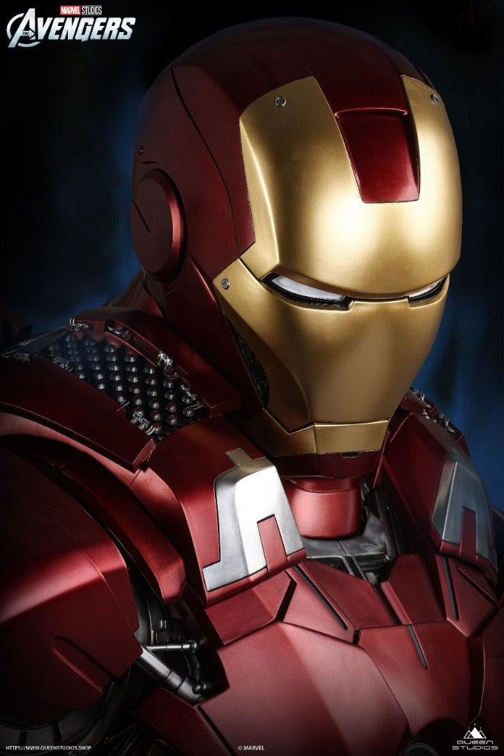 QUEEN STUDIOS IRON MAN MARK 7 - MARK VII 1/1 BUST